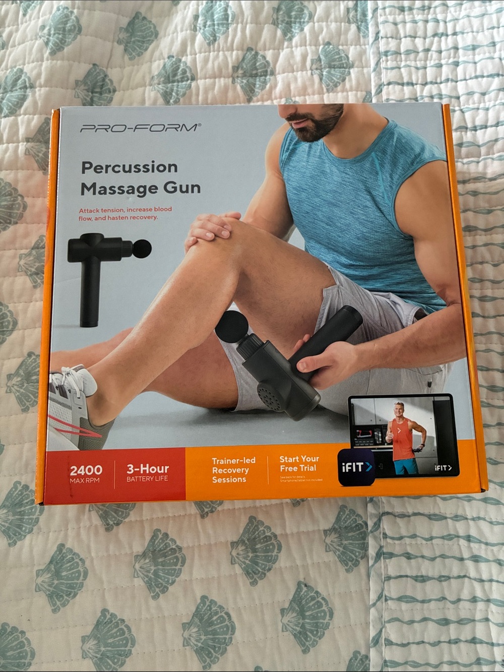 Black Percussion Massage Gun - Deep Tissue Muscle Massager